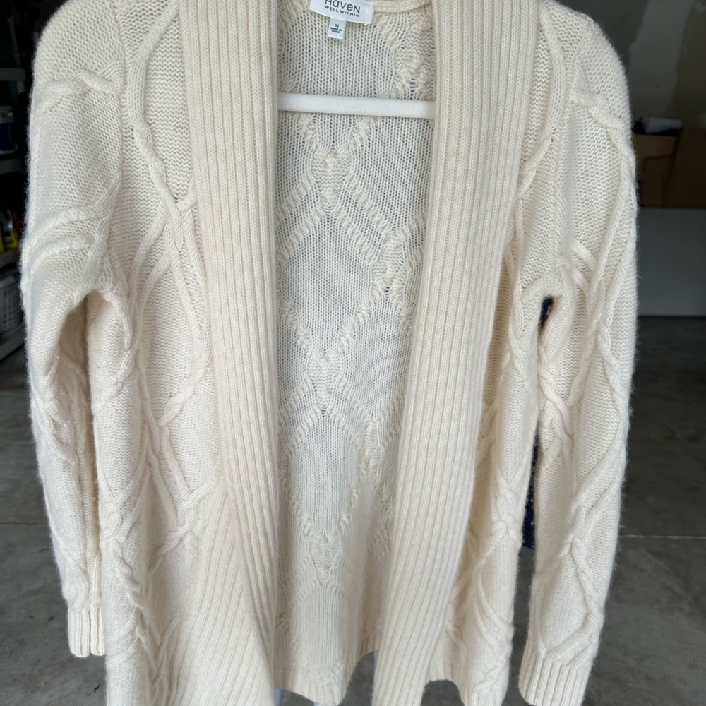 Haven Well Within Cream Cashmere Sweater
